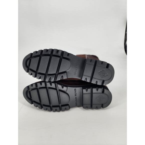 Donald Pliner Erwincs Leather Knee High Brown Boots Size 5.5 - Picture 11 of 14